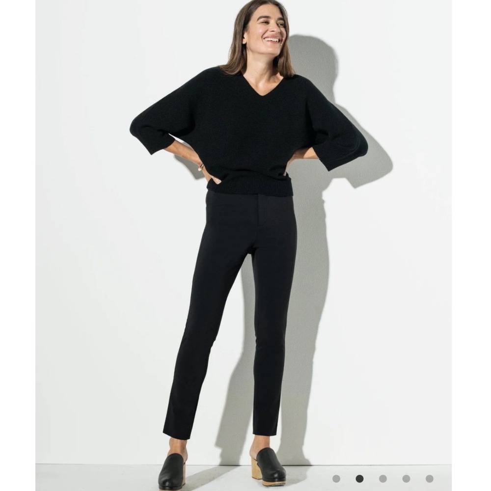 The Reset R Label Women's Skinny‎ Stretch Hi Rise Pants Black Size Small